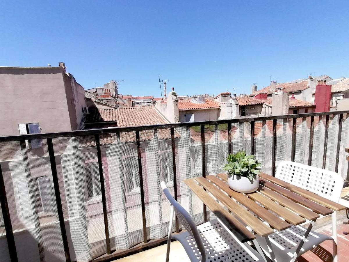 Studio Vieux-Port Avec Terrasse Marseille Luaran gambar